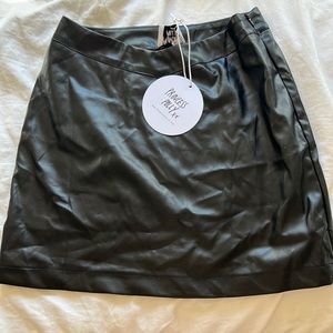Princess polly leather skirt